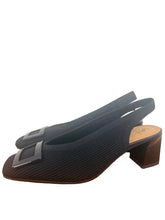 Load image into Gallery viewer, Miss Elastic Black Sling Back|75044BLK
