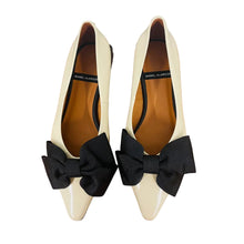 Load image into Gallery viewer, Angel Beige Big Bow Pump|24631SNOW
