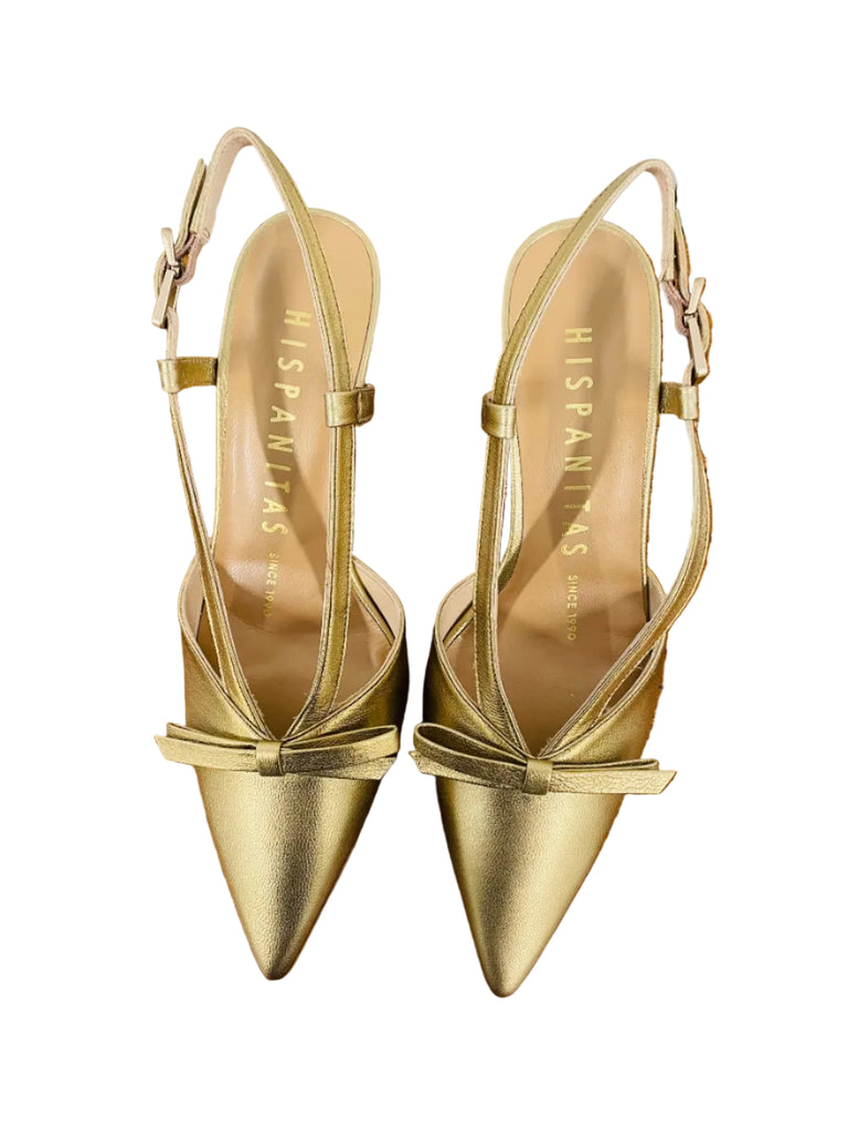 Hispanitas Gold Sling Back|HV264678G