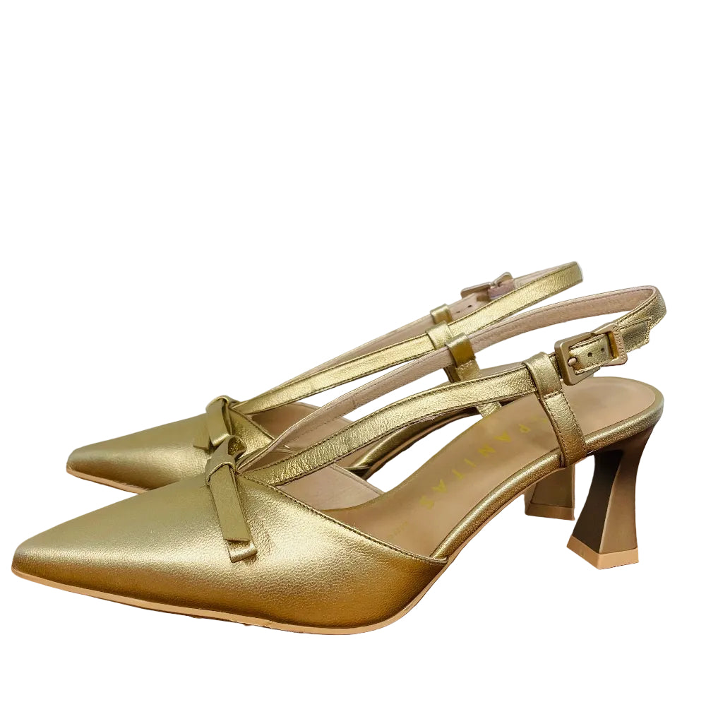 Hispanitas Gold Sling Back|HV264678G