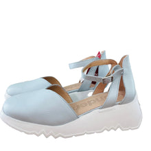 Load image into Gallery viewer, Wonders Baby Blue Wedge Sandal|E6703A
