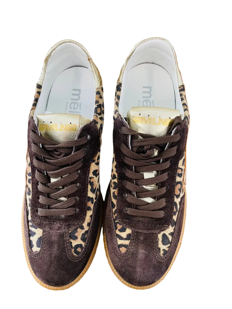 Meline Leo Print Trainer|R52694361