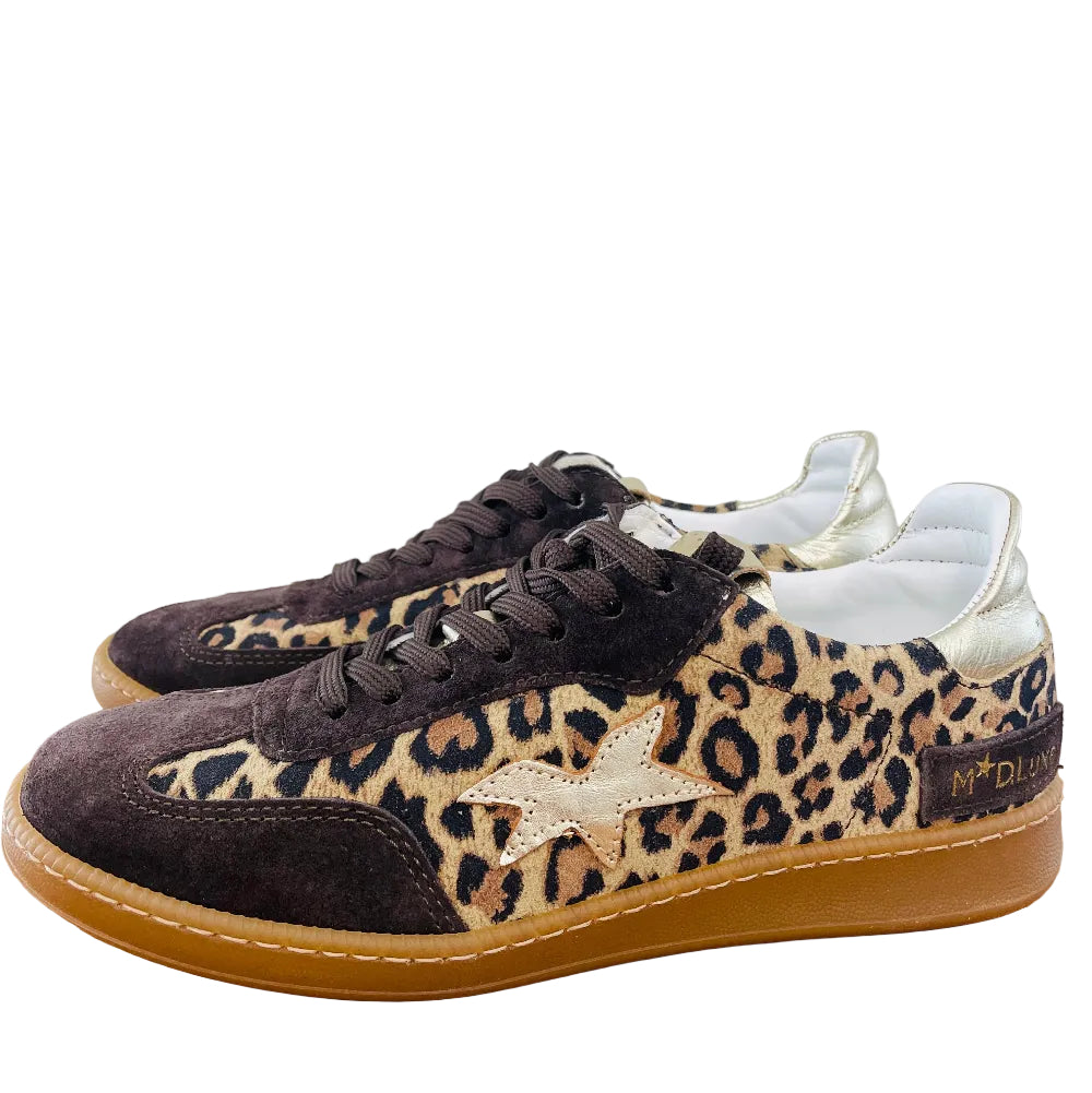 Meline Leo Print Trainer|R52694361