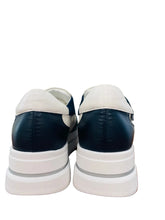 Load image into Gallery viewer, Marco Moreo navy and White Wedge Trainer |XM652JNA
