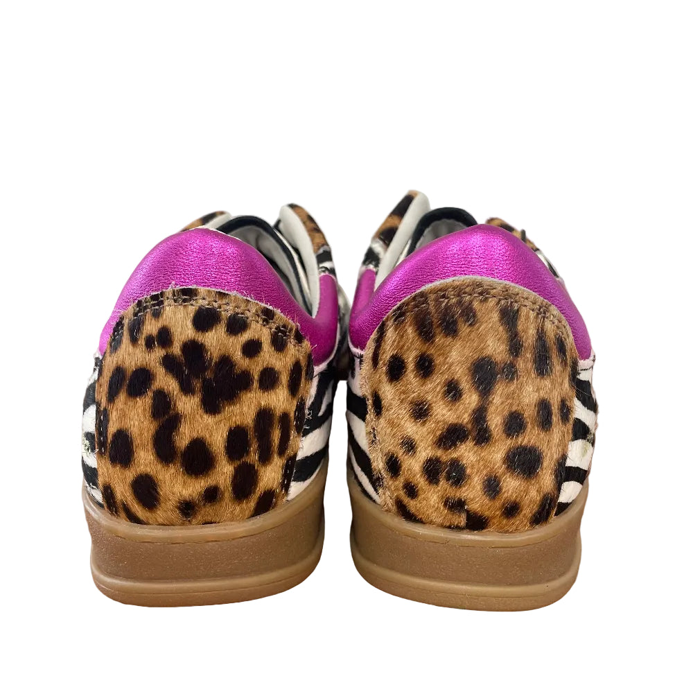 Another Trend Zebra and Leo Print Trainer |A03489A1