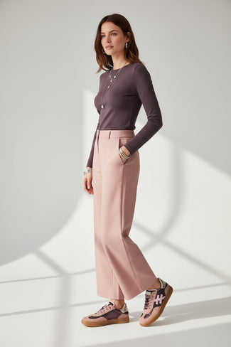 Another Trend Pink and Dark Metallic Trainer|A0328761