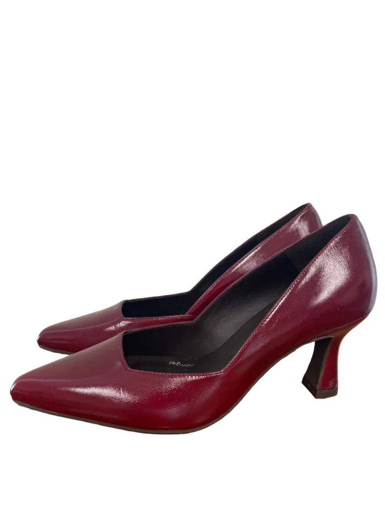 Lodi Burgundy Patent Court Shoe|GENIUSC230