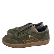 Load image into Gallery viewer, Marco Moreo Green Suede Trainer|X762JMUS
