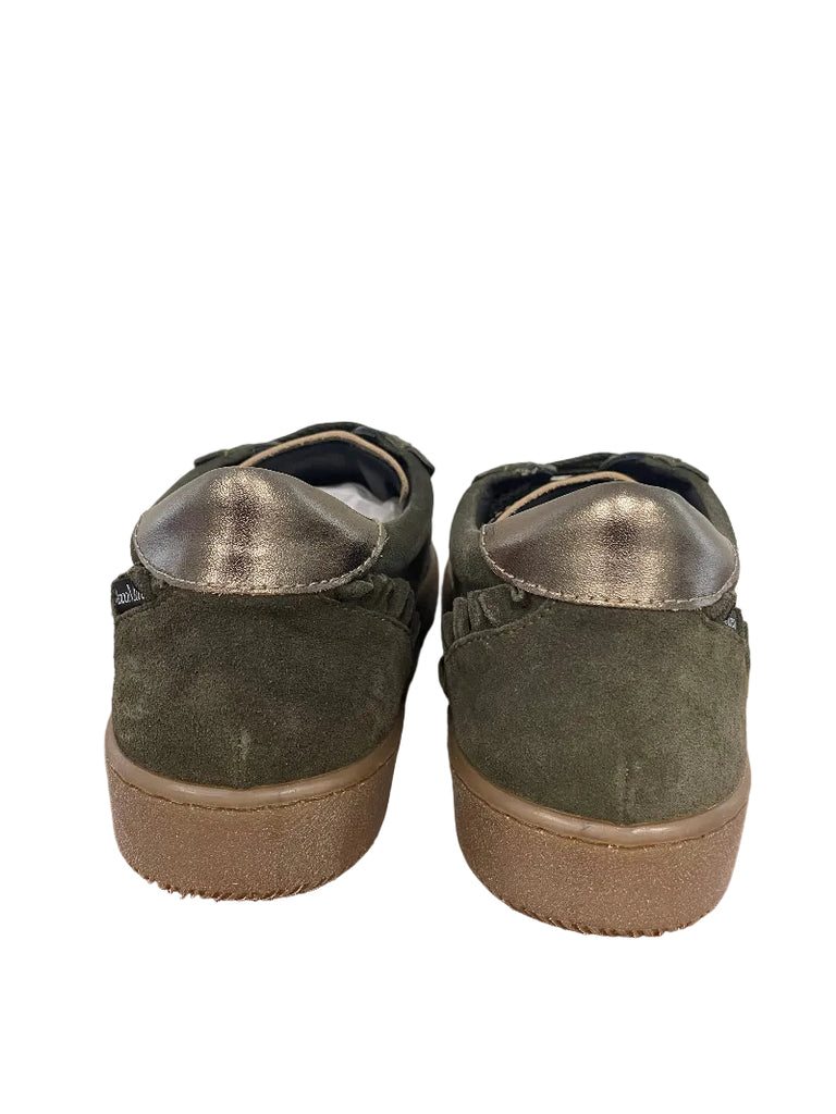 Marco Moreo Green Suede Trainer|X762JMUS