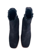 Load image into Gallery viewer, Marco Moreo Black Suede Wedge Ankle Boot|A002MCNE
