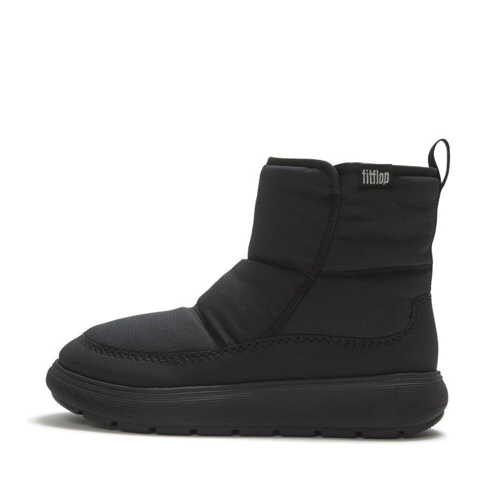FitFlop  Black Waterproof Ankle Boot|ABT090