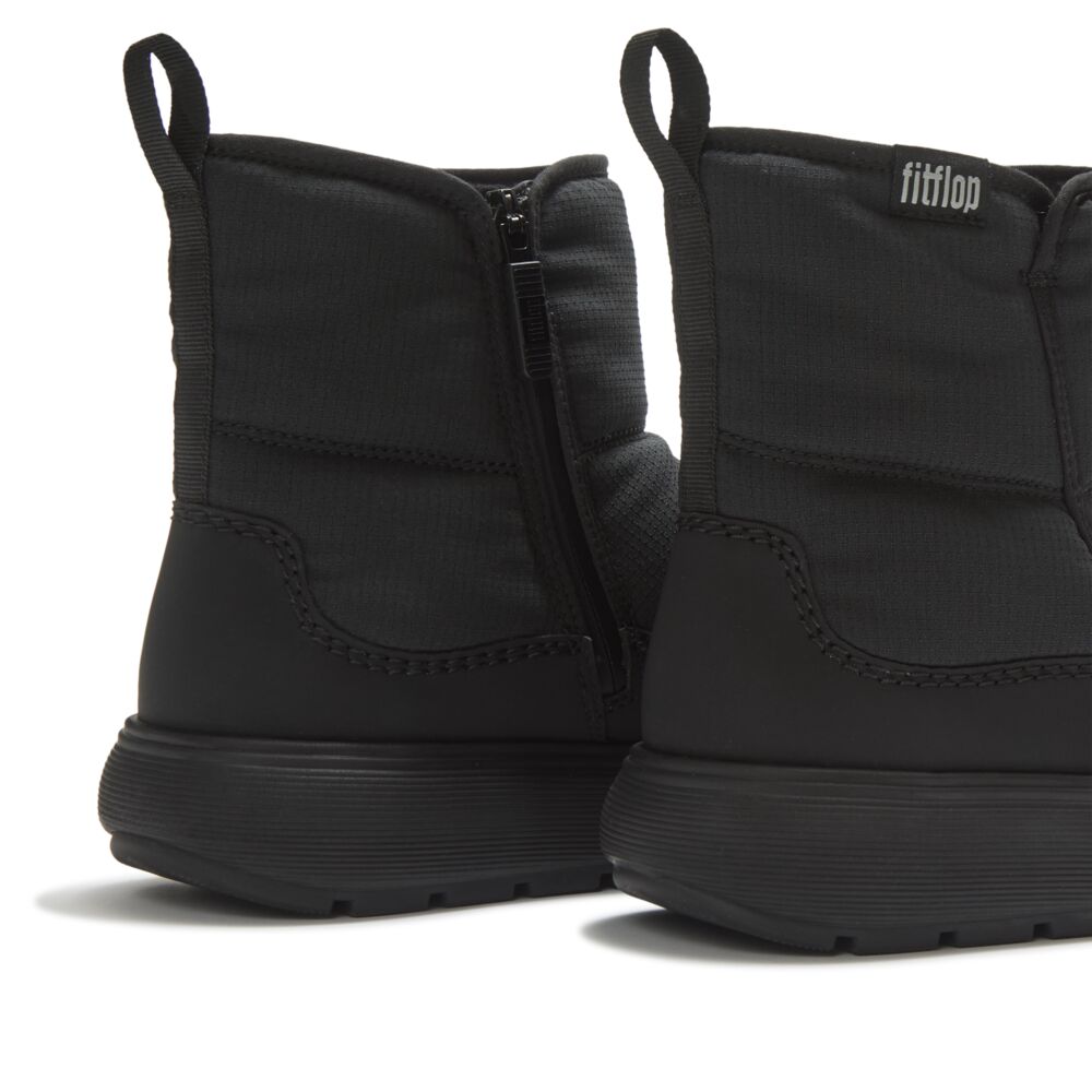 FitFlop  Black Waterproof Ankle Boot|ABT090