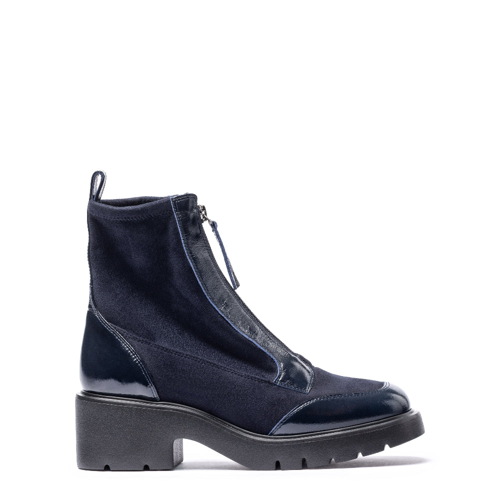 Unisa Navy Ankle Boot|JANDROBLU