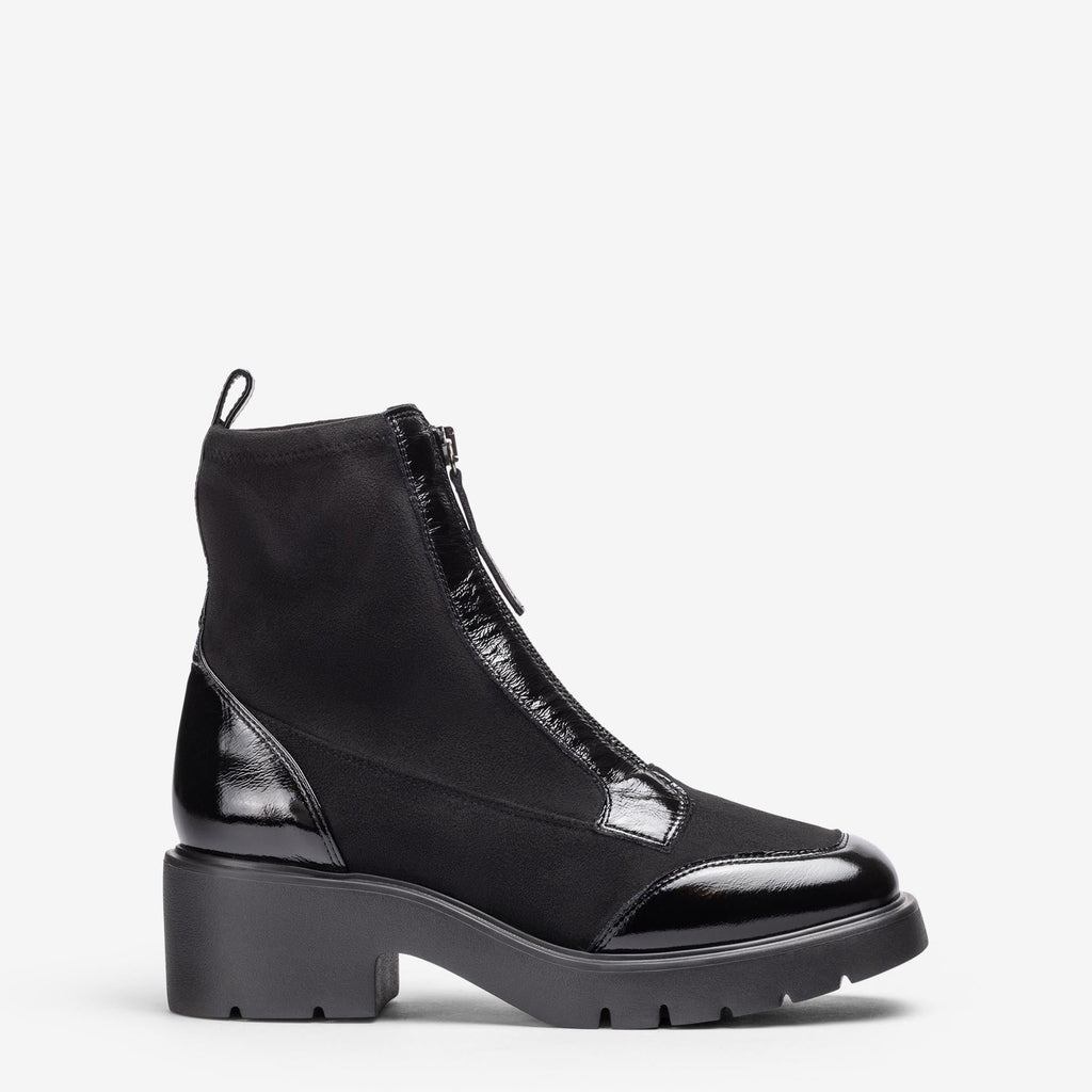 Unisa Black Ankle Boot|JANDROBK