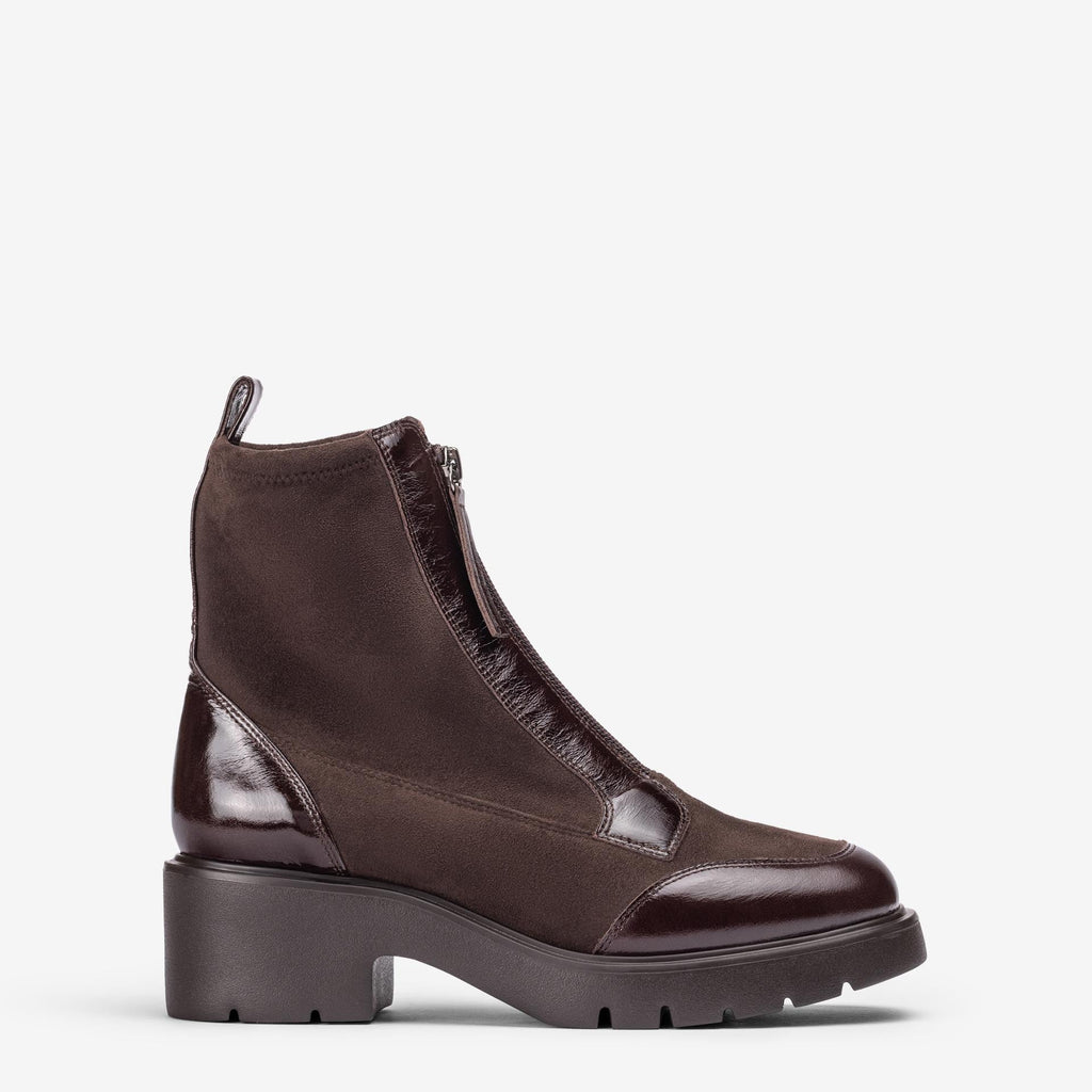 Unisa Dark Brown Ankle Boot|JANDROBR