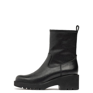 Unisa Stretch Leather Platform Ankle Boot|JAVITOBL