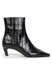 Load image into Gallery viewer, Bobbies  Black Croc Ankle Boot|JEA02
