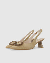 Load image into Gallery viewer, Lodi Beige Woven Sling Back |KAOSC1
