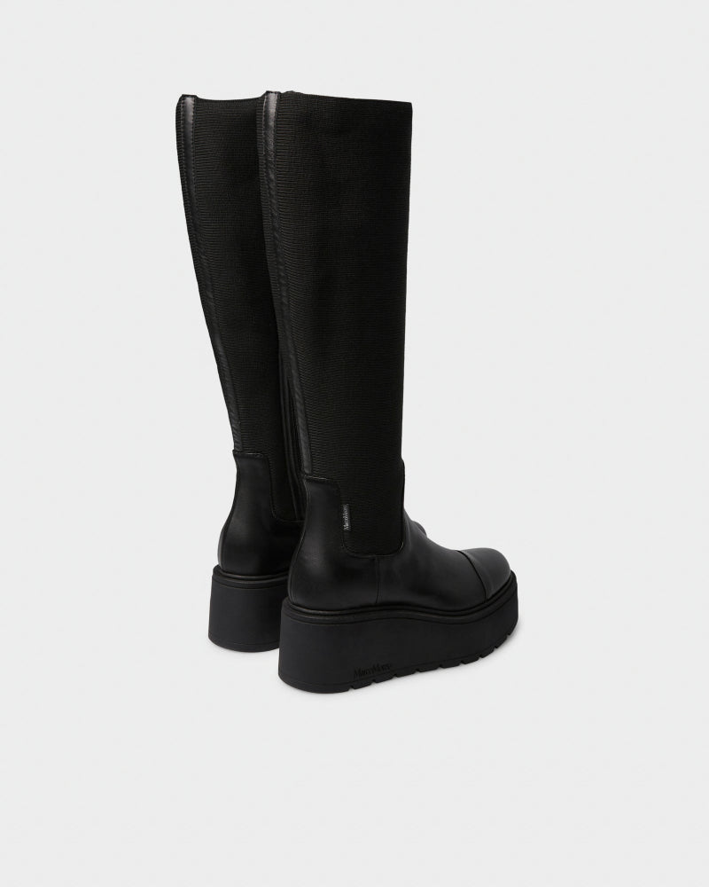 Marco Moreo black Platform Tall Boot|A134MNER