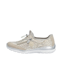 Load image into Gallery viewer, Rieker Light Gold Comfort Trainer|L325292
