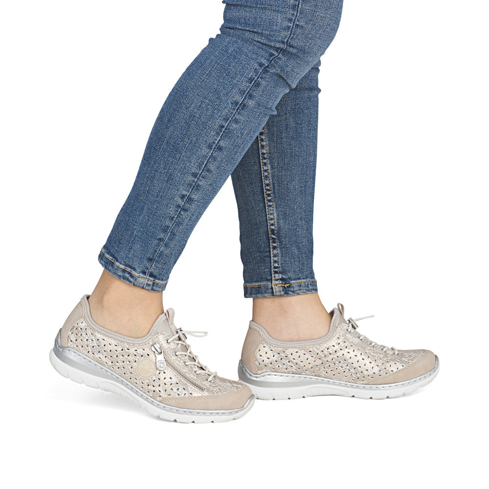 Rieker Light Gold Comfort Trainer|L325292