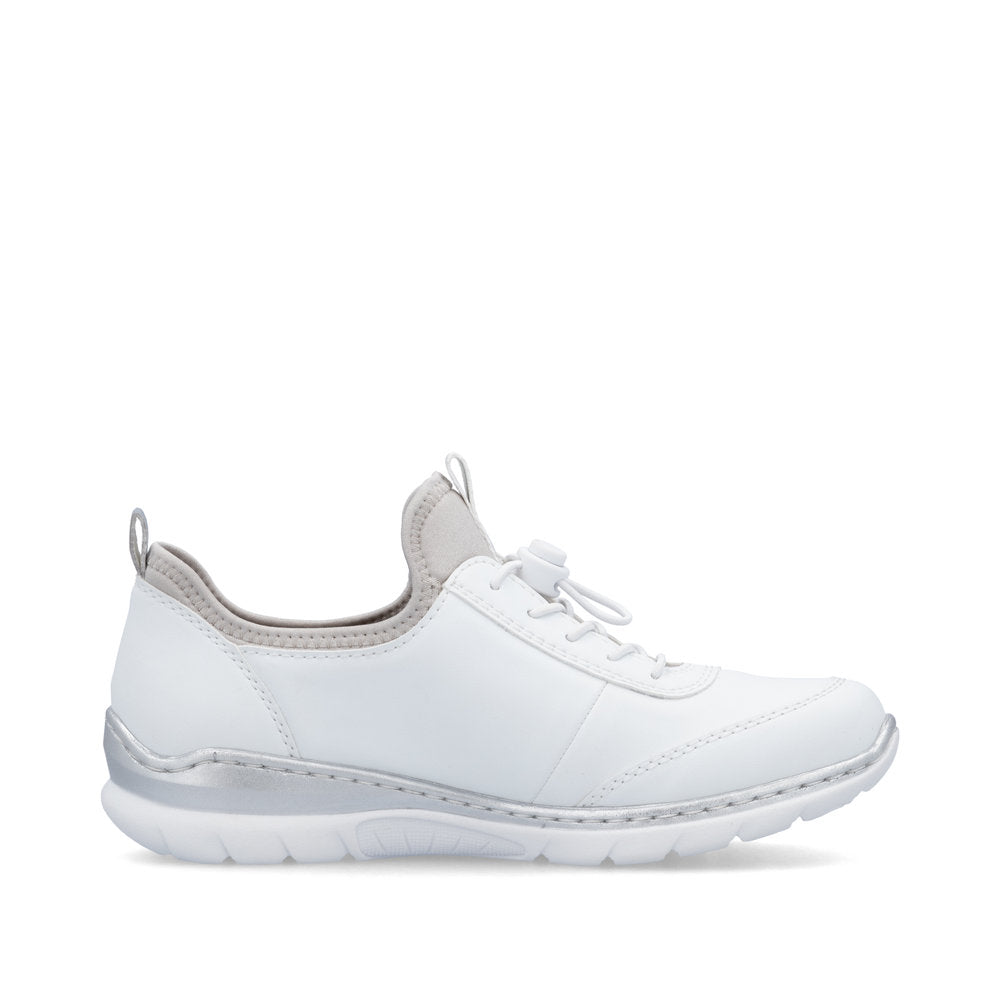 Rieker Sporty White Slip On Trainer|L325980