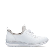 Load image into Gallery viewer, Rieker Sporty White Slip On Trainer|L325980
