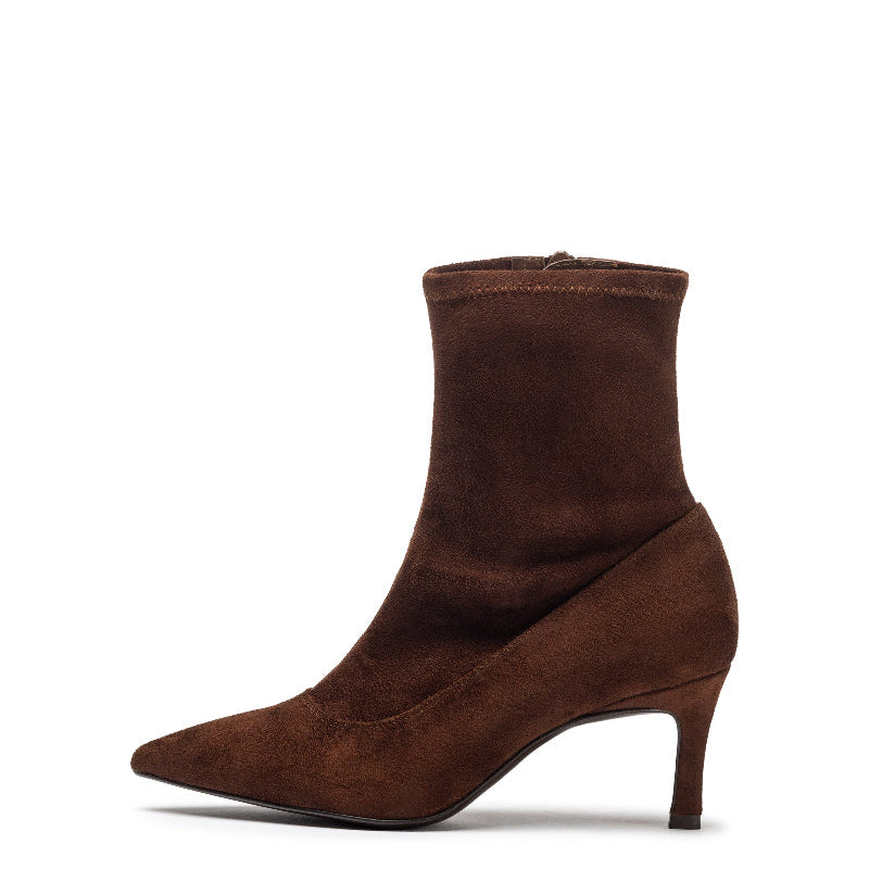 Unisa High Heel Rusty Brown Ankle Boot| LANETBO