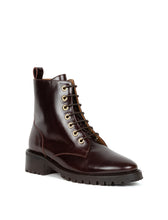 Load image into Gallery viewer, Bobbies Brown Leather Laced Ankle Boot|LAR01
