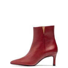 Load image into Gallery viewer, Unisa Red Cherry High Heel Leather Ankle Boot |LOROYACE
