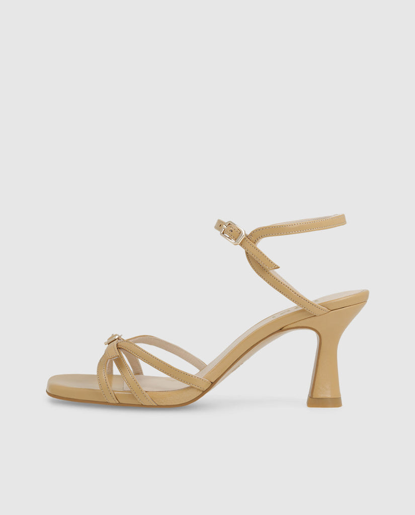 Lodi Beige High Heel Sandal|LUKIC1