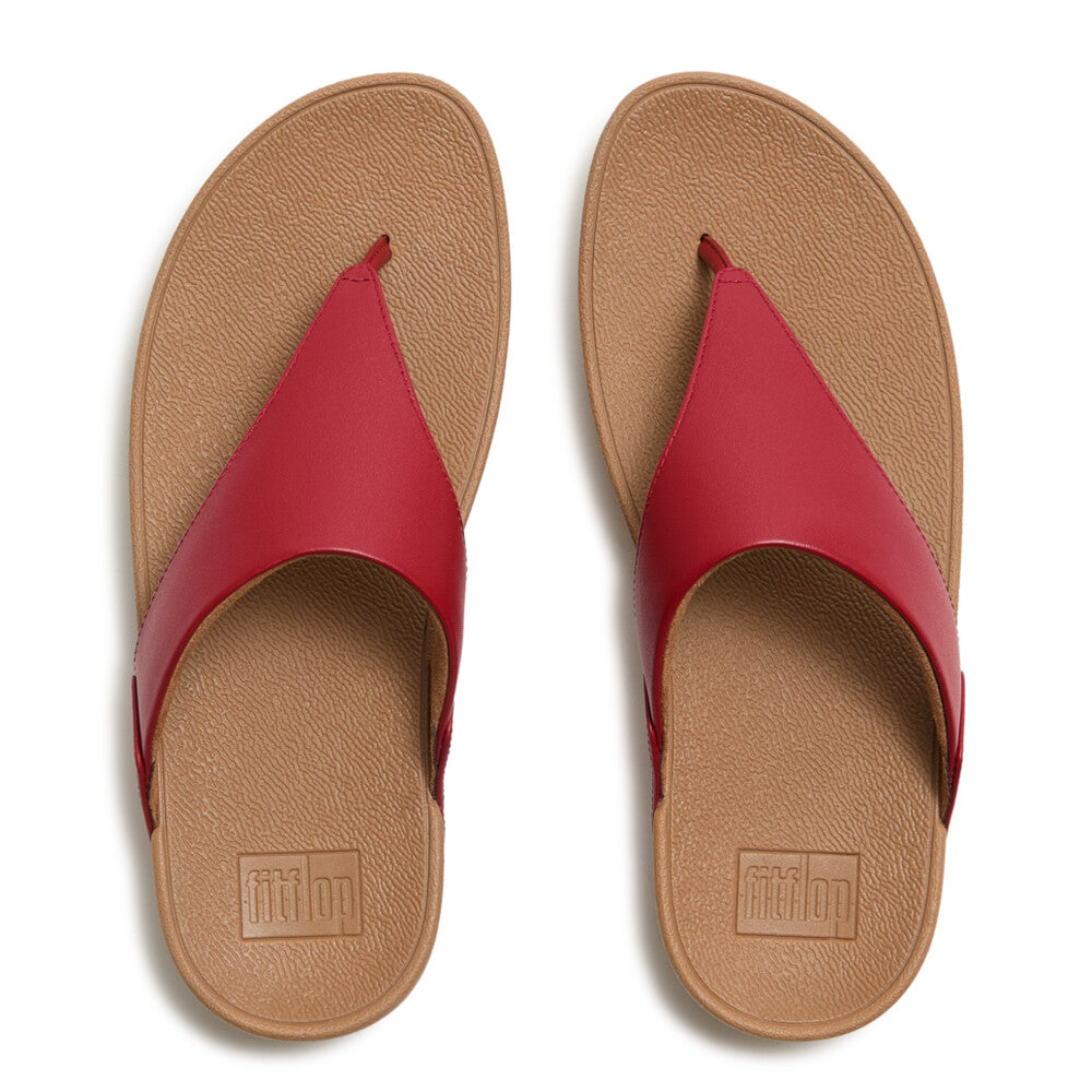 Fitflop Burnt Berry Leather Toe Post|I88D47