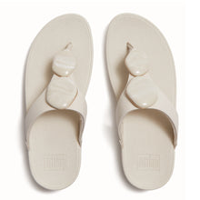 Load image into Gallery viewer, FitFlop paris Beige Leather Toe Post|A4TA99
