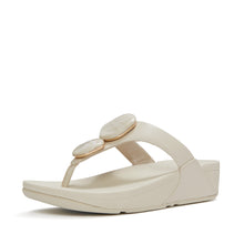 Load image into Gallery viewer, FitFlop paris Beige Leather Toe Post|A4TA99
