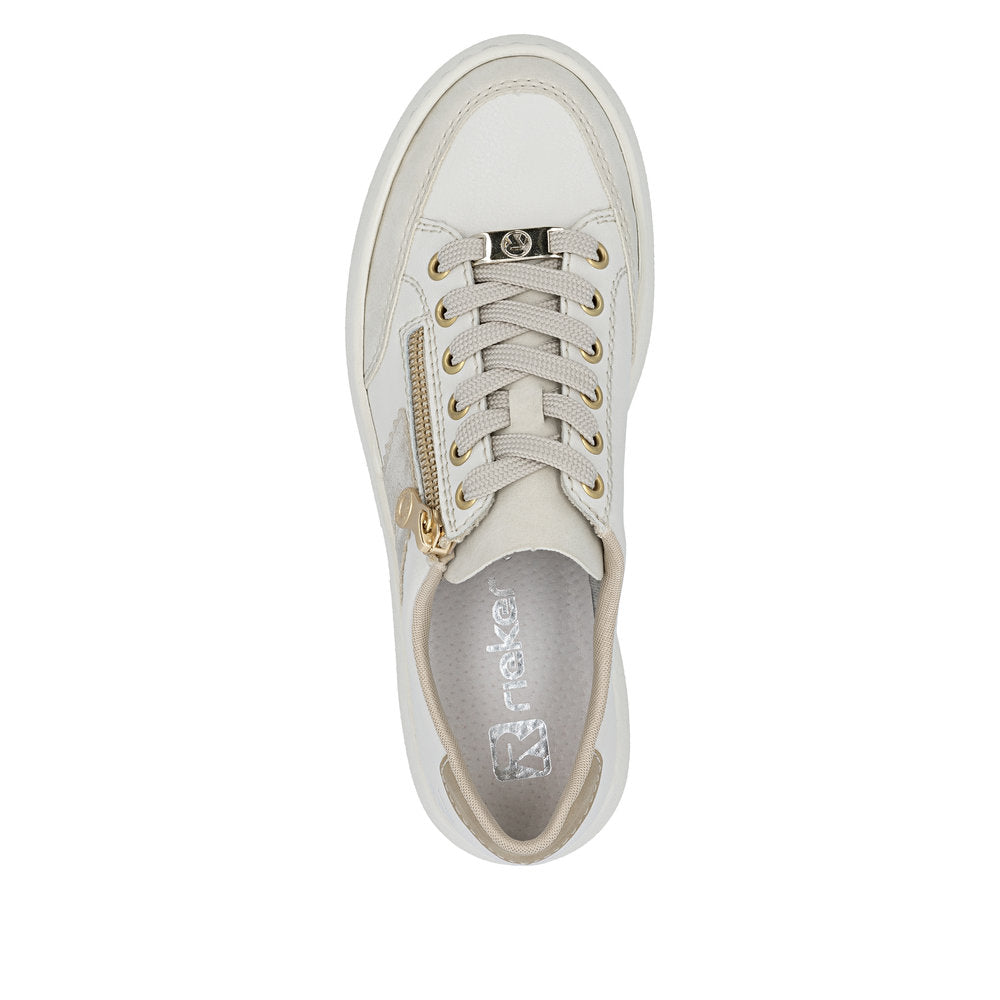 Rieker White Platform Trainer|M191280