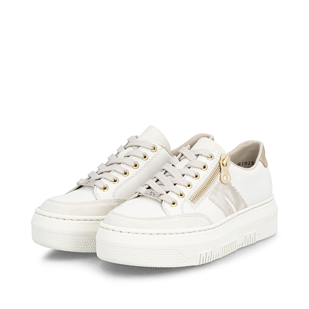 Rieker White Platform Trainer|M191280