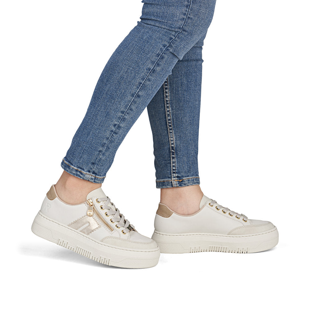 Rieker White Platform Trainer|M191280