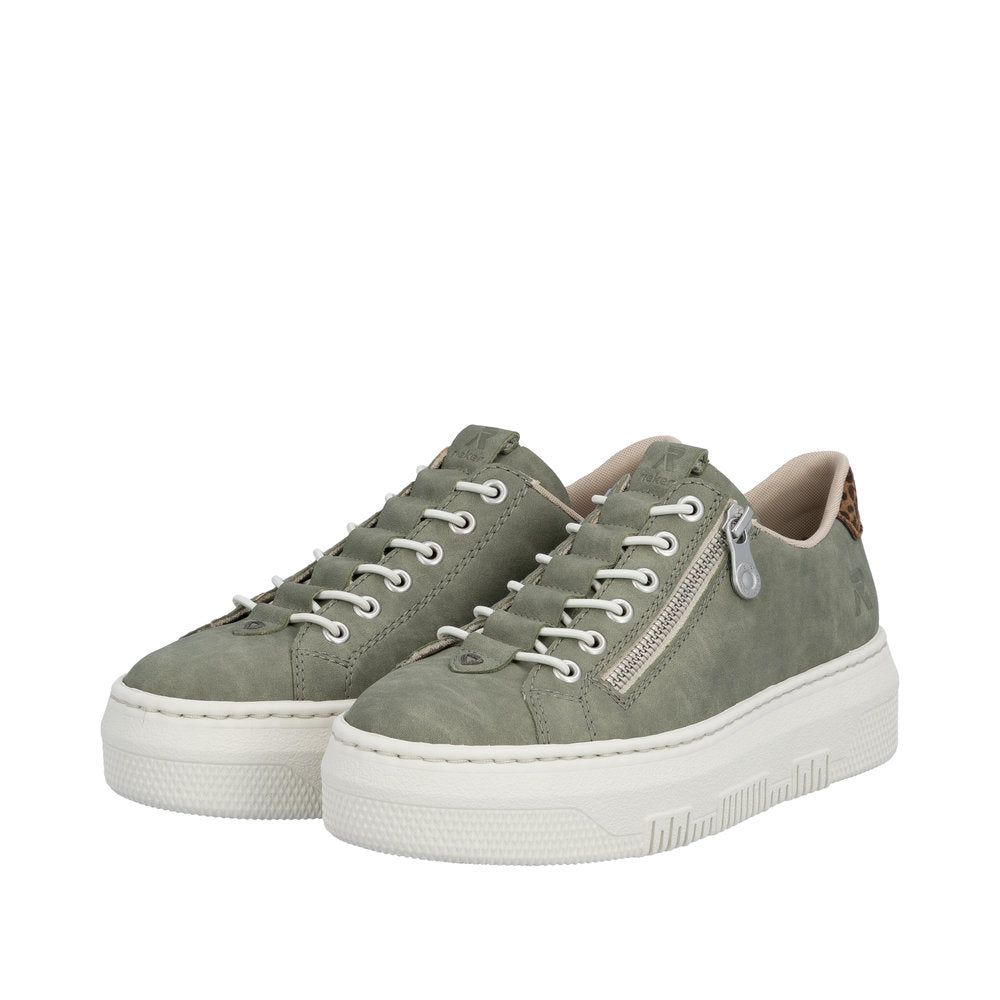 Rieker Green Platform Trainer|M195252GRN