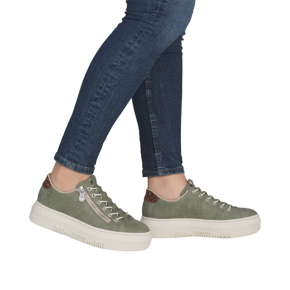 Rieker Green Platform Trainer|M195252GRN