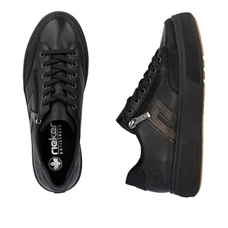 Rieker Black Platform Trainer| M771100