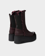 Load image into Gallery viewer, Marco Moreo Burgundy Platform Ankle Boot|E4010MBO
