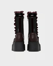 Load image into Gallery viewer, Marco Moreo Burgundy Platform Ankle Boot|E4010MBO
