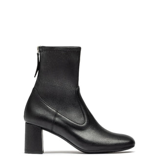 Unisa Leather & Stretchy Faux Leather High Heel Ankle Boot |MARVYBK