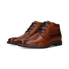 Load image into Gallery viewer, Bugatti Cognac Laced Ankle Boot|311A9G1E63
