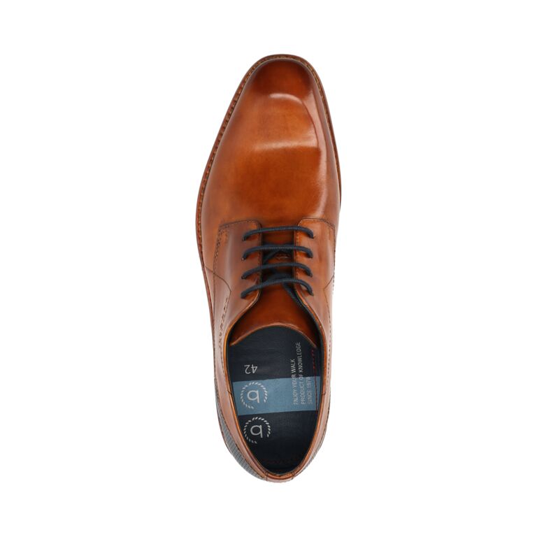 Bugatti Cognac Business Laced Shoe|311AEM0163