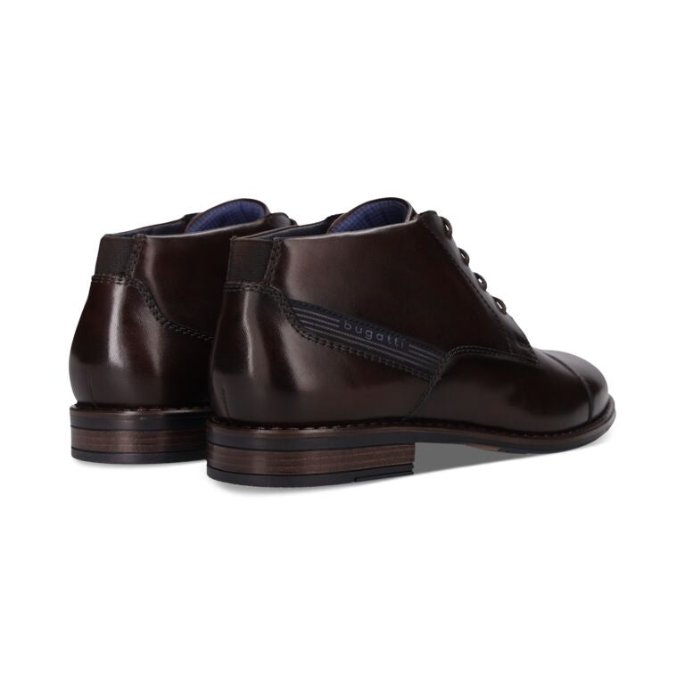 Bugatti Dark Brown Laced Ankle Boot|311AO50861