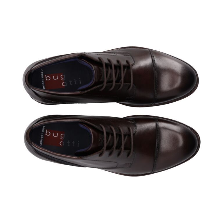 Bugatti Dark Brown Laced Ankle Boot|311AO50861