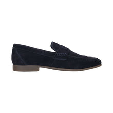 Load image into Gallery viewer, Bugatti Navy Suede Loafer |311AW66041
