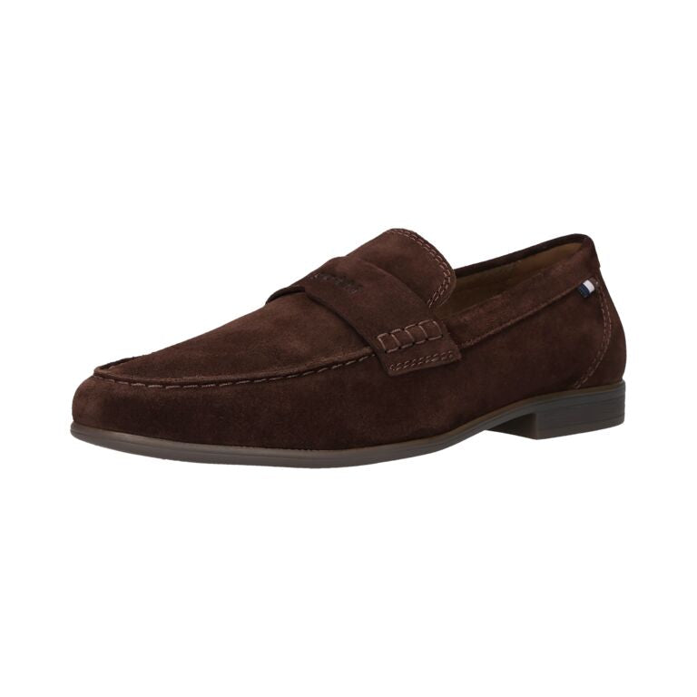 Bugatti Chocolate Suede Loafer|311AW66061
