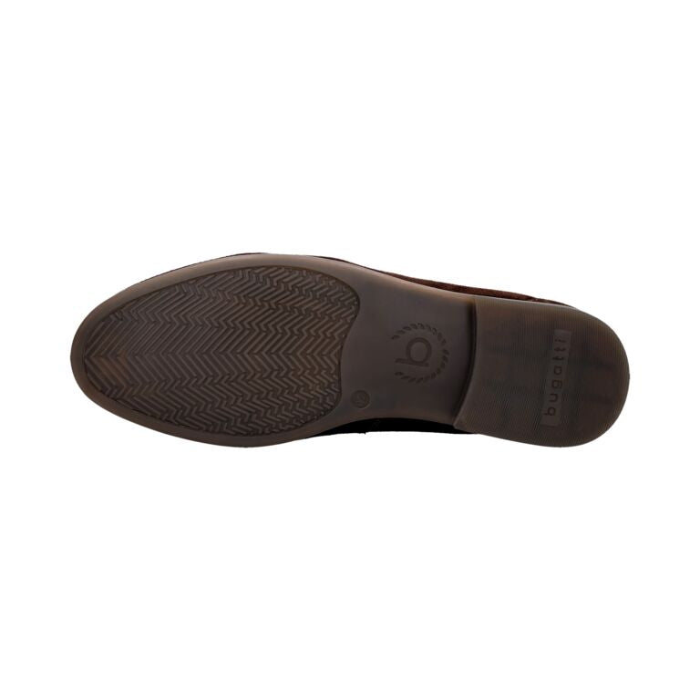 Bugatti Chocolate Suede Loafer|311AW66061